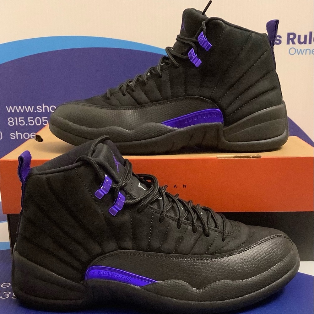 Air Jordan 12 Black Dark Concord Men’s 9.5